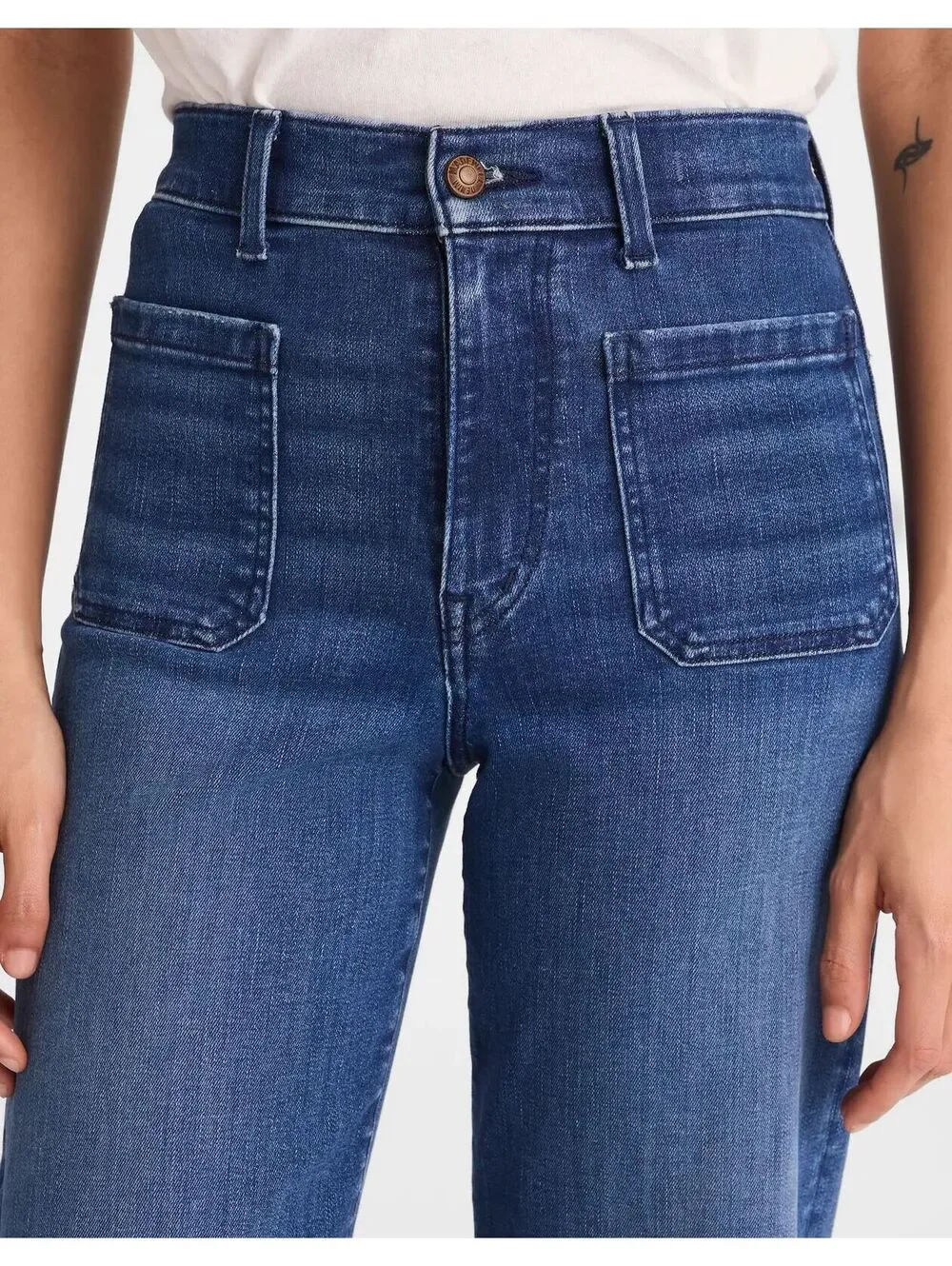 NWT Madewell The Petite Emmy Wide-Leg Jean - Size 24 Petite - MSRP $148 - Picture 3 of 5